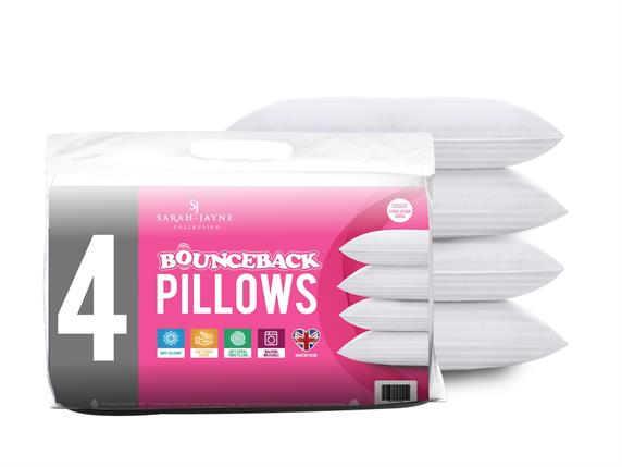 Sarah Jayne Bounceback Pillow 4 Pack